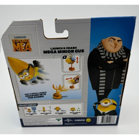 Illumination Despicable Me 4 Launch & Crash Mega Minion Gus Toy Brand New Sealed - Picture 2 of 6